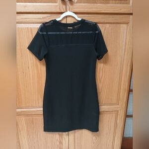 Michael Kors Black Dress Size S . EUC Like New. Mesh Sleeves And Top